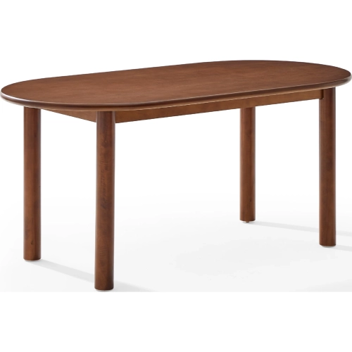 Kennedy 70" Dining Table in Walnut Finish Wood
