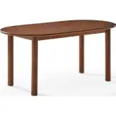 Kennedy 70" Dining Table in Walnut Finish Wood