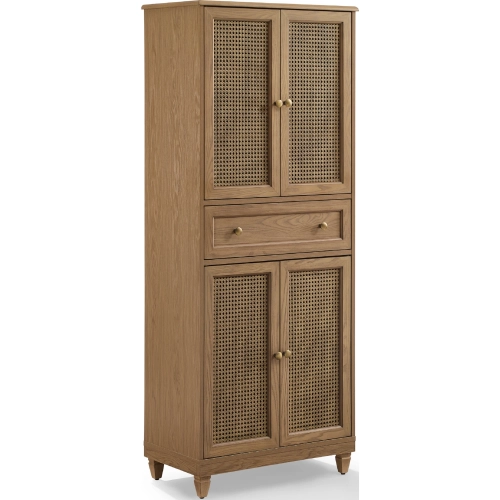 Katia Kitchen Storage Pantry in Driftwood Finish