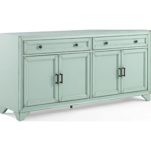 Tara Sideboard in Distressed Seafoam Blue Finish