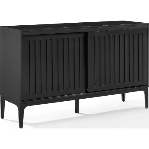 Asher Sideboard in Matte Black Wood