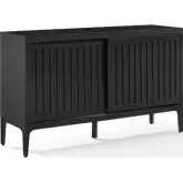 Asher Sideboard in Matte Black Wood