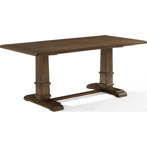Joanna Dining Table in Dark Oak Finish Wood