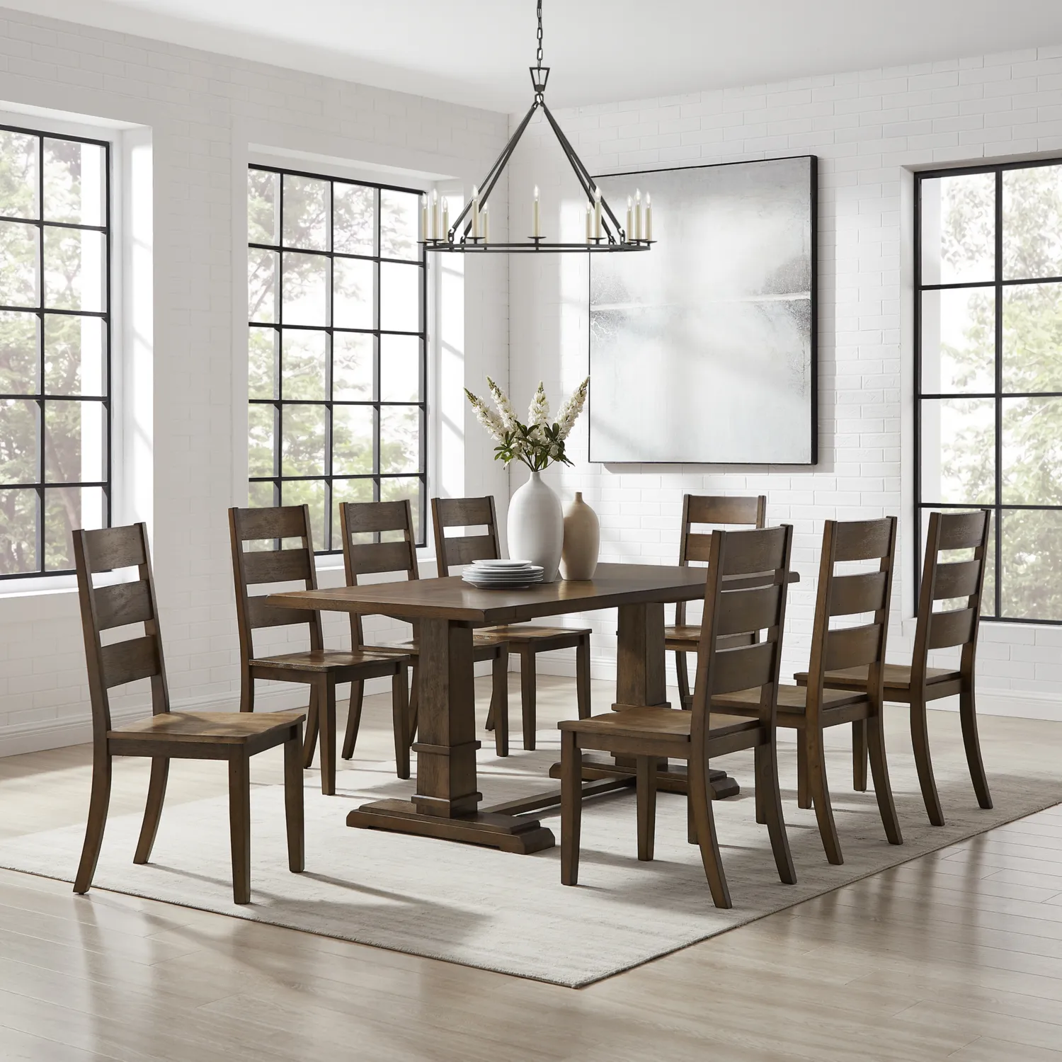 Crosley Joanna 9 Piece Dining Table Set - Thumbnail 2