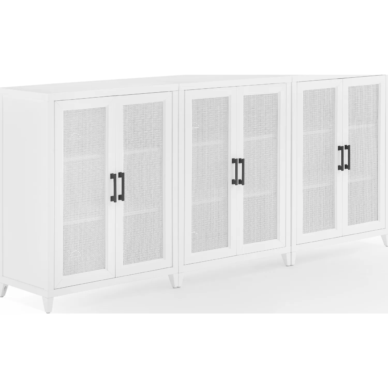 Crosley Milo 3 Piece Media Sideboard Cabinet Set - Thumbnail 5