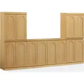 Marco 3 Piece Entertainment Center in Ash Finish