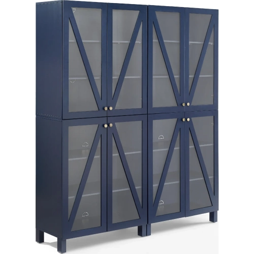 Cassai 2 Piece Kitchen Storage Pantry Set in Navy Blue