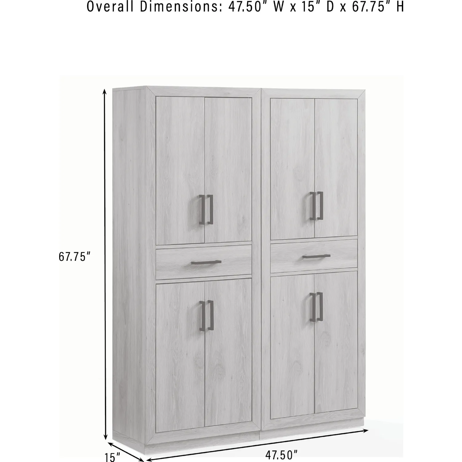 Crosley Furniture Isla 2-Piece Pantry Set - Thumbnail 5