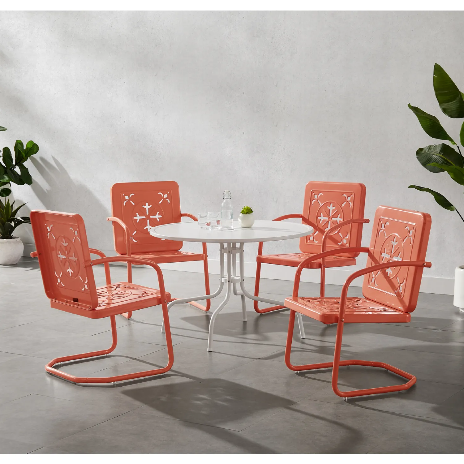 Crosley Azalea 5 Piece Round Outdoor Dining Set - Thumbnail 3