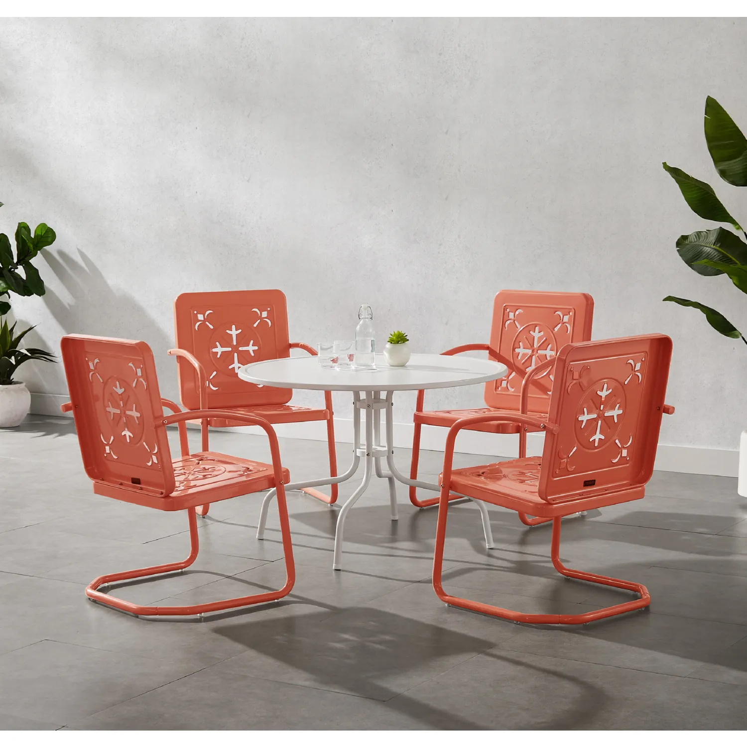 Crosley Azalea 5 Piece Round Outdoor Dining Set - Thumbnail 5