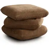 Code 3 Tier Motion Ottoman in Dune Bronze Brown Performance Fabric