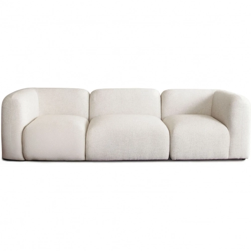 Echo 3 Piece Modular Sofa in Cream Fabric