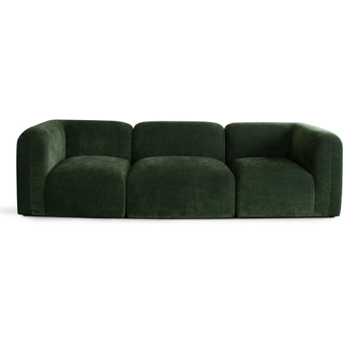 Echo 3 Piece Modular Sofa in Spruce Green Fabric