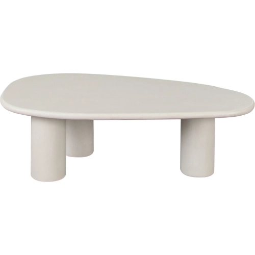 Echo Cocktail Table in Ivory Cement Look Finish