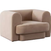 Form Accent Chair in Camel Performance Velvet