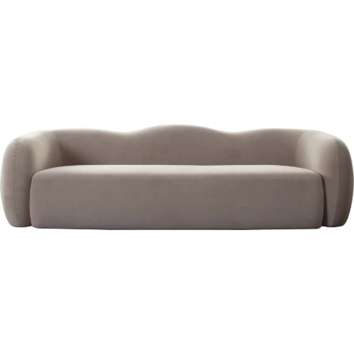 Maya Sofa in Winter Mink Performance Velvet