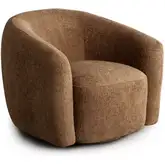 Ocean Swivel Accent Chair in Dune Medal Bronze Performance Fabric