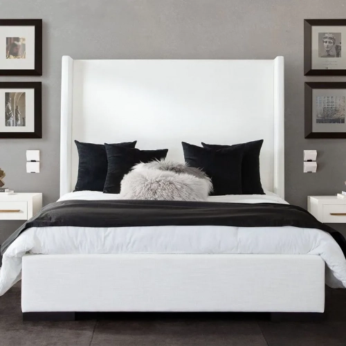 18" Square Accent Pillows in Black Performance Fabric (Set of 2)