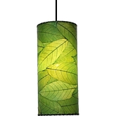Cylinder Light Pendant in Green