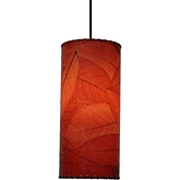 Cylinder Light Pendant in Red