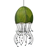 Jellyfish Hanging Pendant Lamp in Green