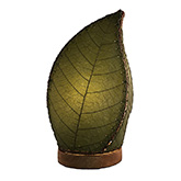 Leaflet Table Lamp in Green Cocoa Leaf