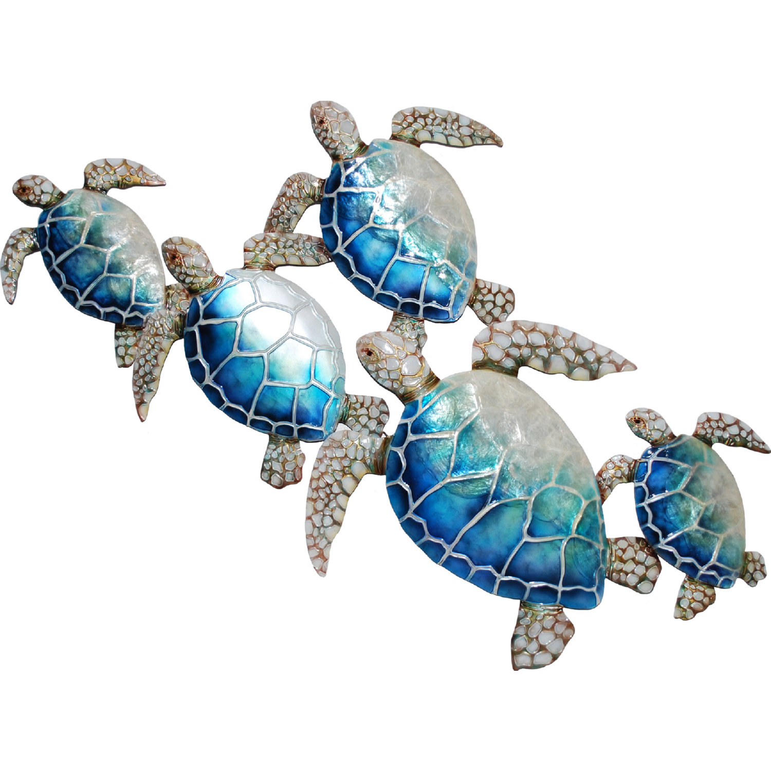 Eangee Sea Turtle Wall Decor Group of Five