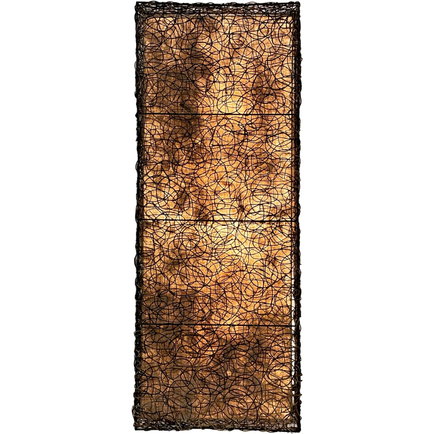 Nito Panel Wall Lamp in Natural Nito Vine & Banana Paper
