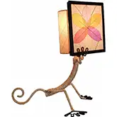 Enlightened Gecko Table Lamp in Multicolor
