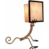 Enlightened Gecko Table Lamp in Natural