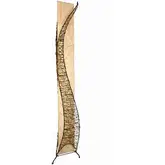 Wings Giant Floor Lamp in Natural Cocoa Leaves & Nito Vine
