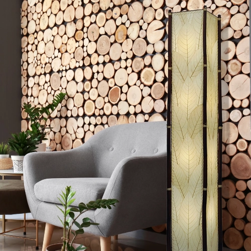 Fortune Giant Floor Lamp in Natural Finish