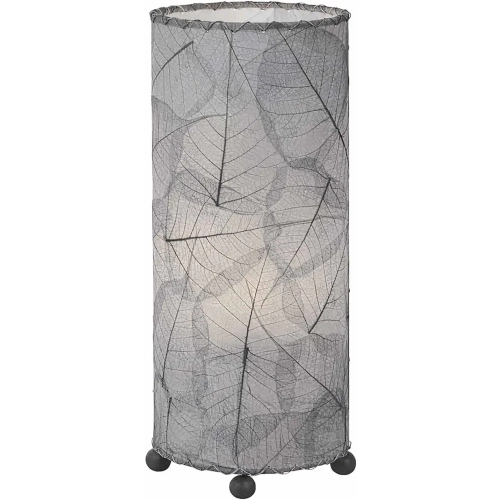 Banyan Table Lamp in Gray Banyan Leaves & Iron