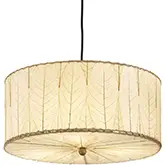 Hanging Drum Pendant Lamp in Natural