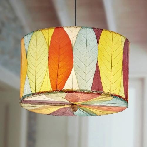 Hanging Drum Small Pendant Lamp in Multi