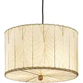 Hanging Drum Small Pendant Lamp in Natural