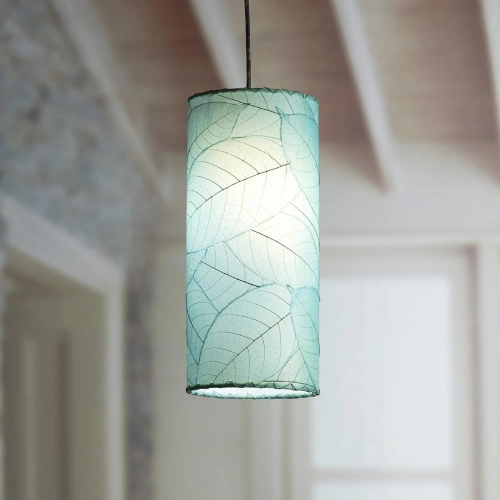 Cylinder Light Pendant in Sea Blue