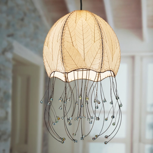 Jellyfish Hanging Pendant Lamp in Natural