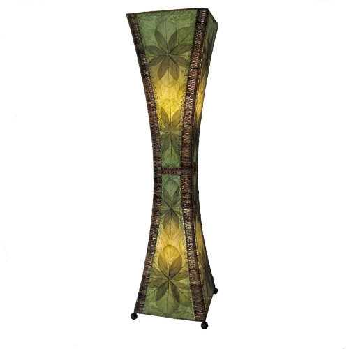 Hour Glass Large Floor Lamp in Green