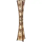 Hour Glass Giant Floor Lamp in Natural