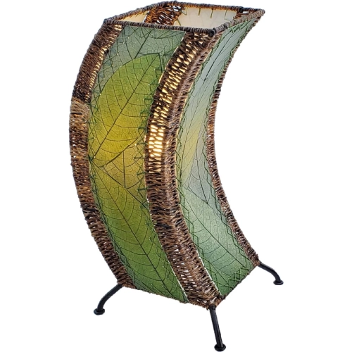 C Shape Table Lamp in Green