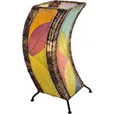 C Shape Table Lamp in Multi