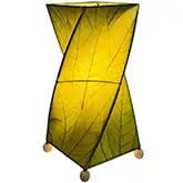 Twist Table Lamp in Green