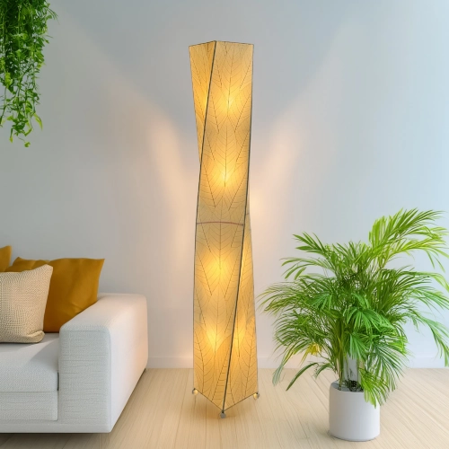 Twist Giant Floor Lamp in Natural