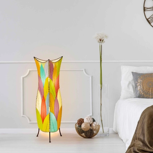 Flowerbud Shape Large Floor Lamp in Multi