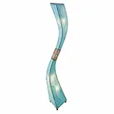 Flow Giant Floor Lamp in Sea Blue