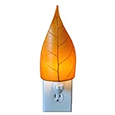 Leaf Nightlight in Single Orange Cocoa Leaf