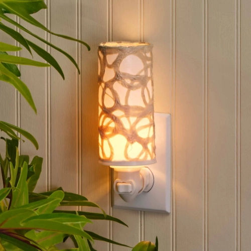 Paper Nightlight in Swirl Recycled Paper