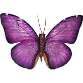 Butterfly Wall Decor in Purple Capiz Shell