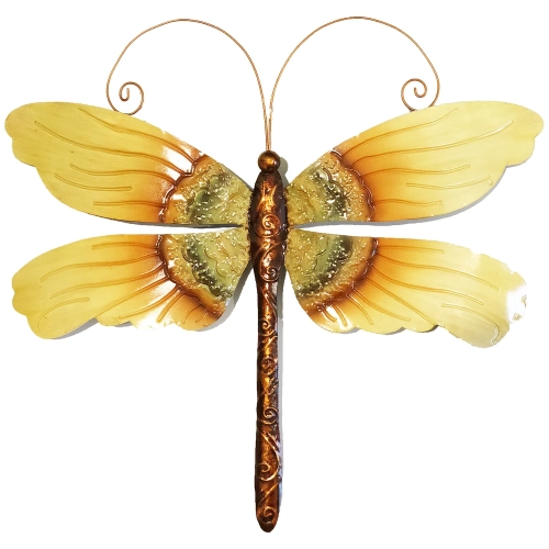 Dragonfly Wall Decor in Sunflower